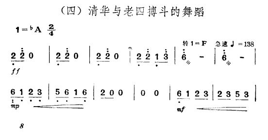 清华与老四搏斗的舞蹈(十字及以上)1