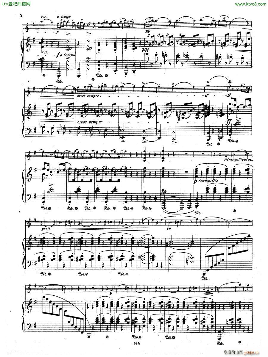 Grieg Violin Sonata 2 G dur op 13(钢琴谱)15