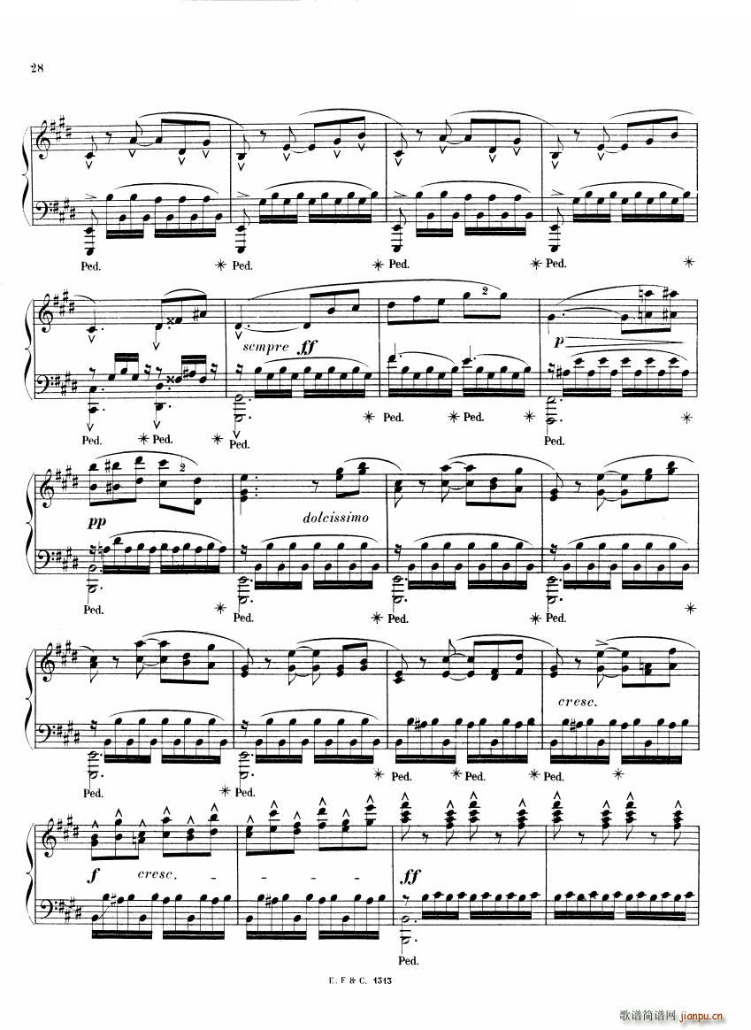 Chaminade 6 Etudes Op35 一 6 Etudes Op35 一(十字及以上)26