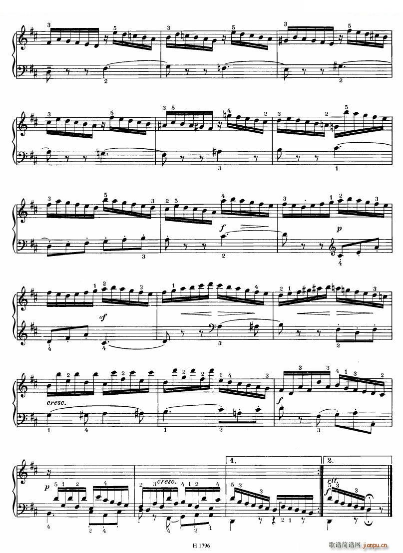 Benda 16 Sonatas 二 16 Sonatas 二(十字及以上)15