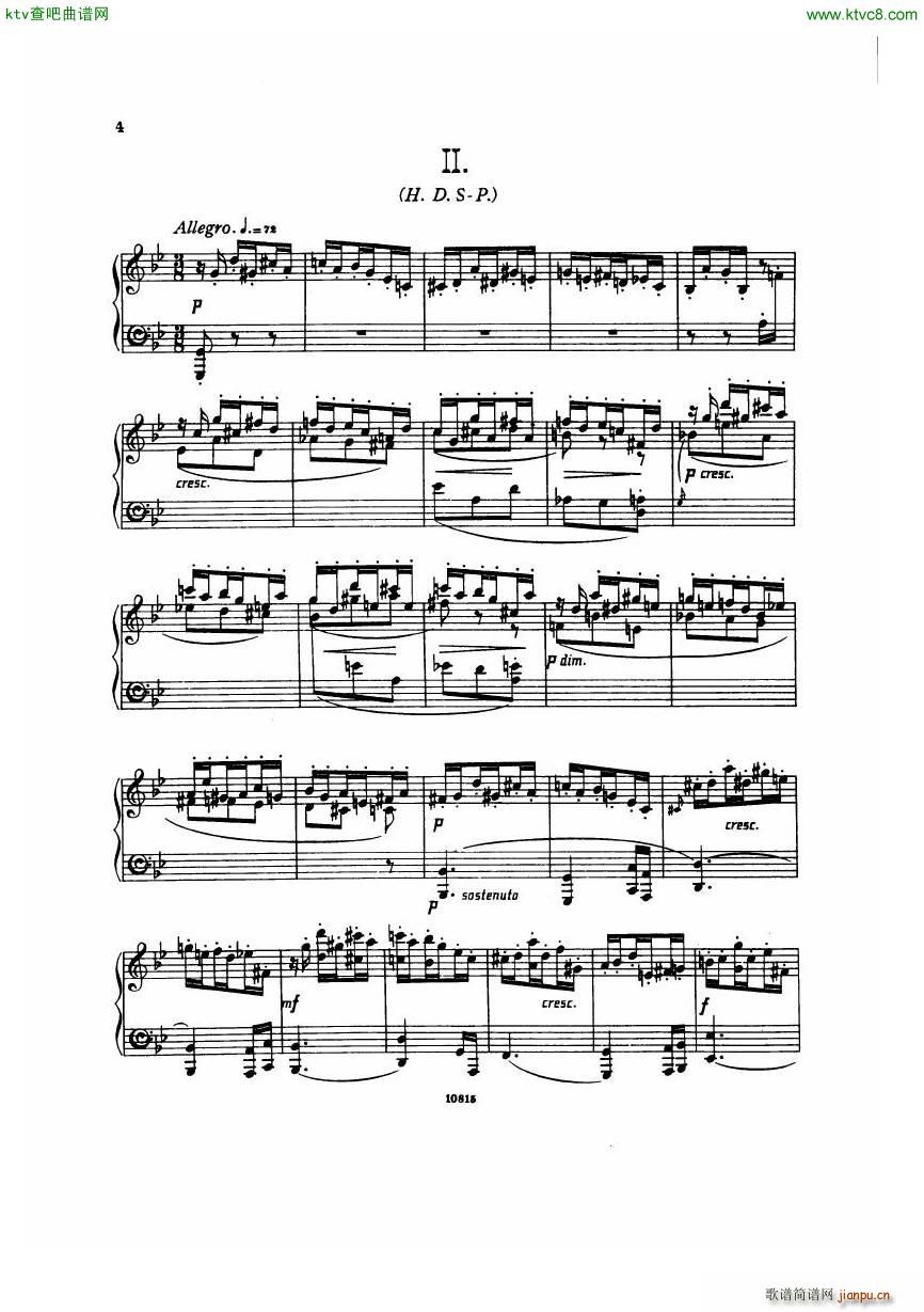 Edward Elgar Enigma Variations Op 36(钢琴谱)5