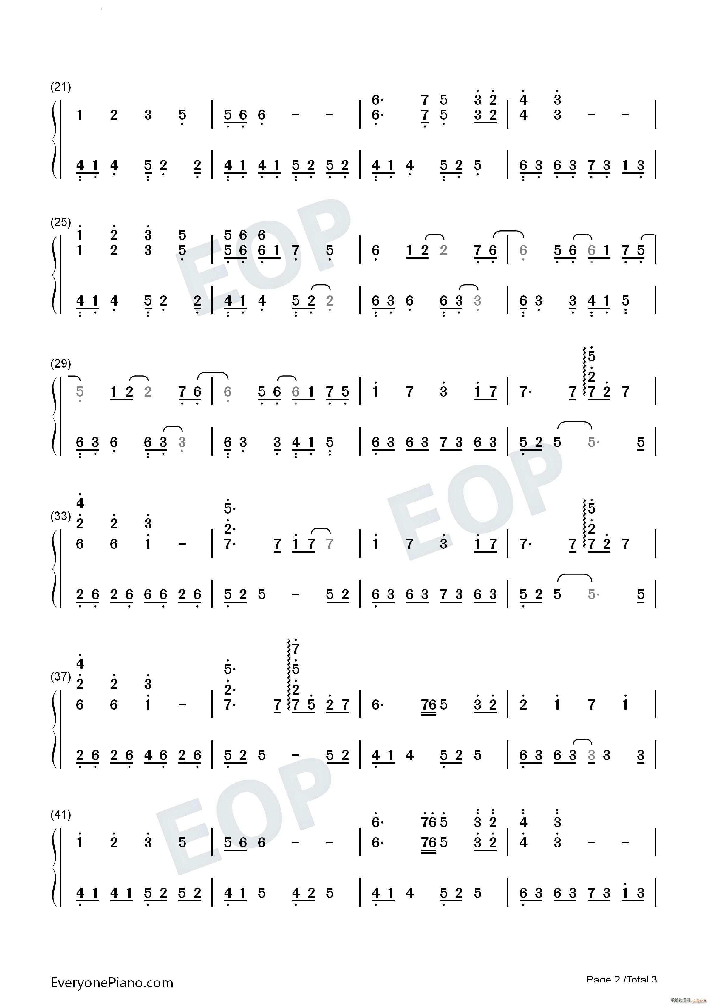 空蝉Man of the World火影忍者疾风传OST(钢琴谱)7