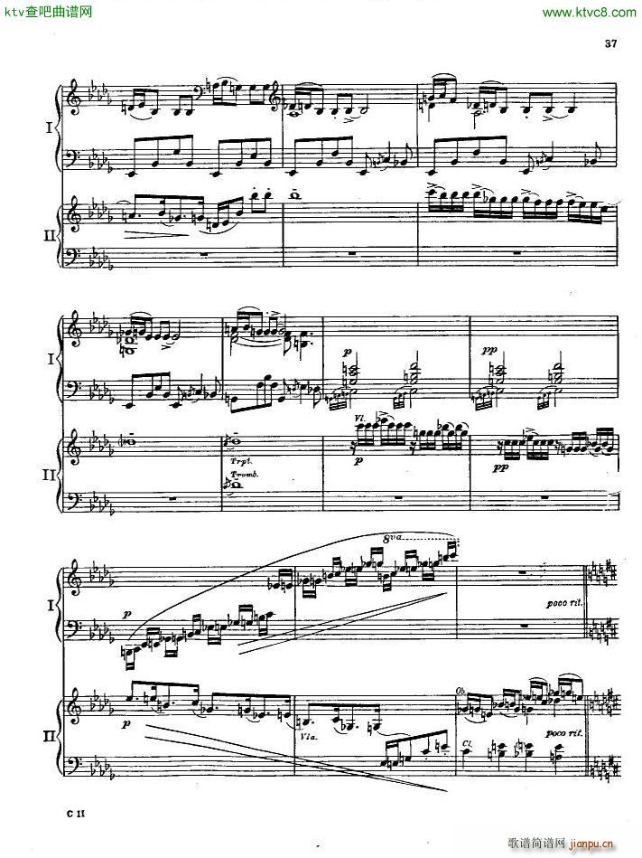 Gershwin Piano Concerto In F 二(钢琴谱)35