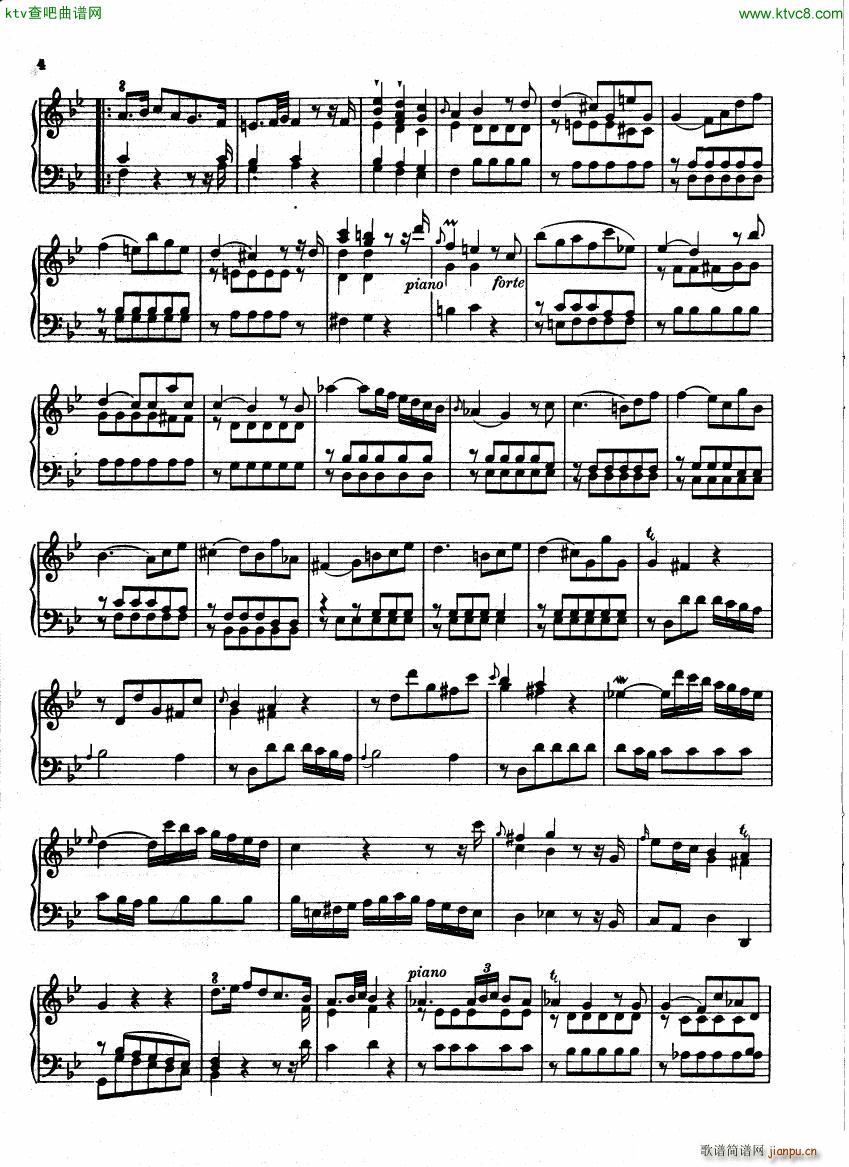 Bach CPE 6 Wurttemberg Sonatas(钢琴谱)27