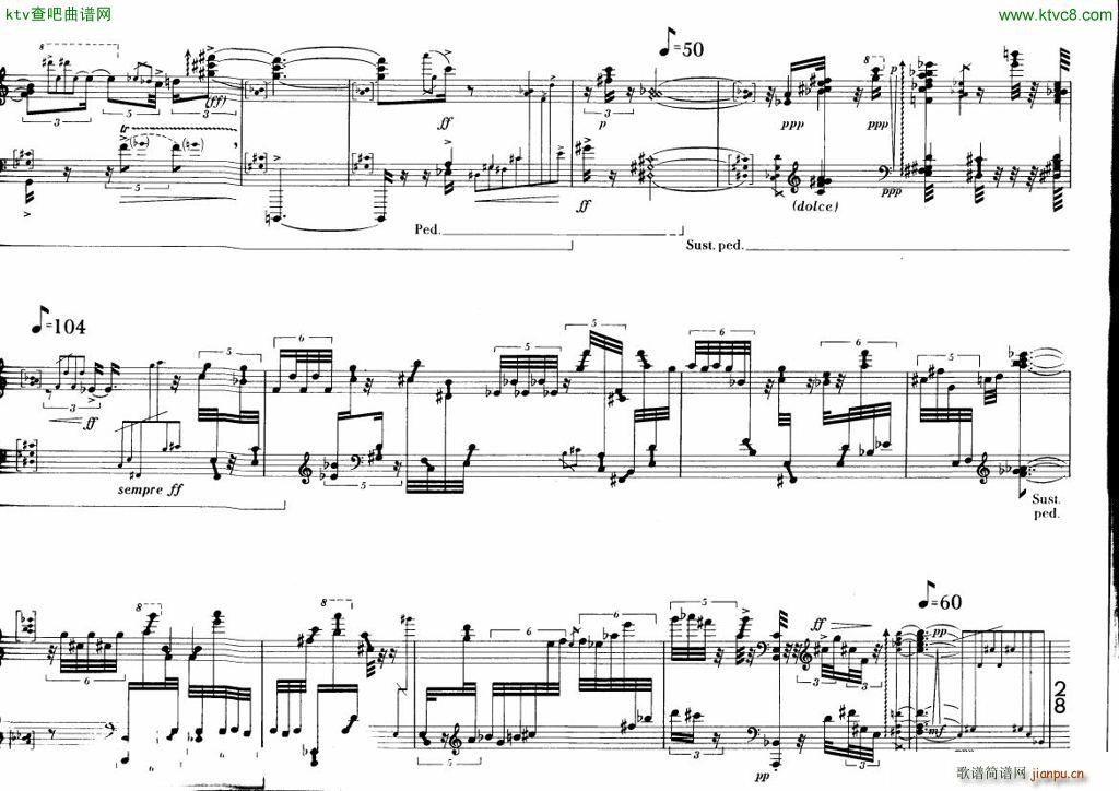 Berio Sequenza IV(钢琴谱)9