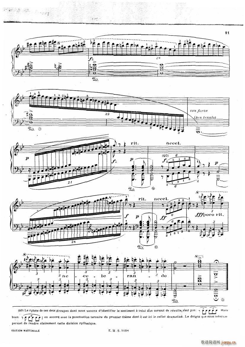 Chopin Cortot 4 Ballades(钢琴谱)21