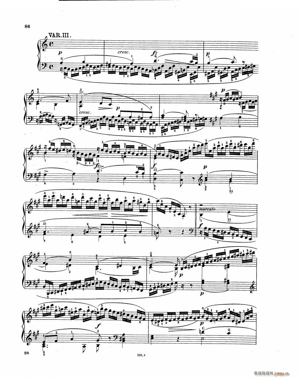 Hummel Bagatelles Op 107 Bagatelles Op 107(十字及以上)27