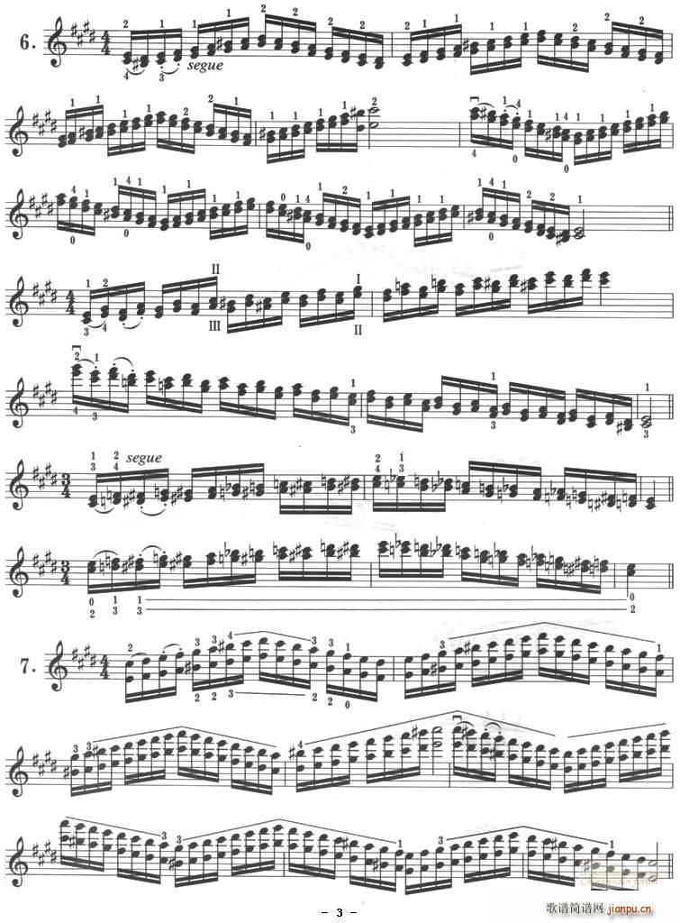 #c小调(四字歌谱)3