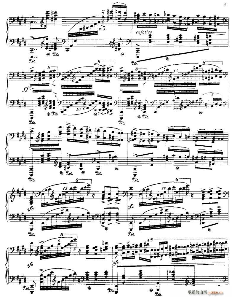 Beach Op 60 Variations on Balkan Themes(钢琴谱)5