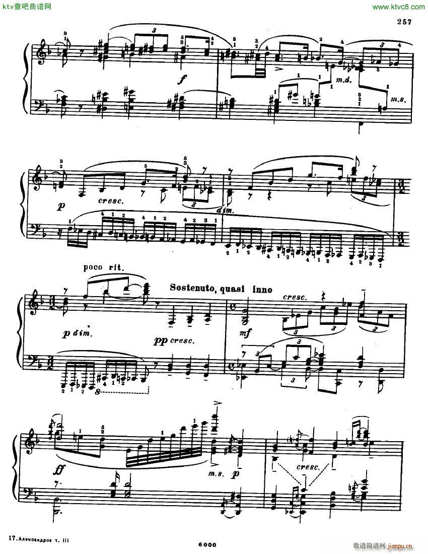 Anatoly Alexandrov Opus 72 Sonata no 10(钢琴谱)19