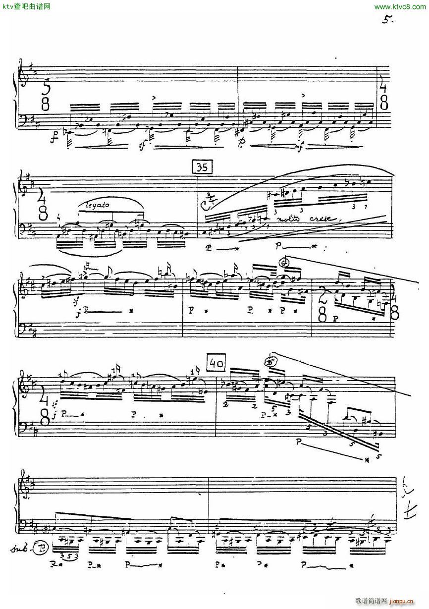 Eckhardt Grammate Sonata no 4(钢琴谱)6