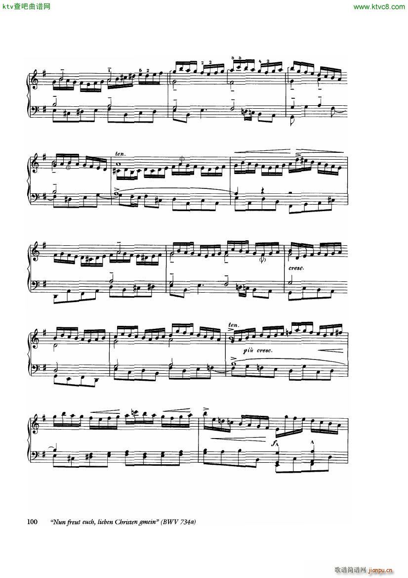 Bach Busoni Ten Chorale Preludes(钢琴谱)14