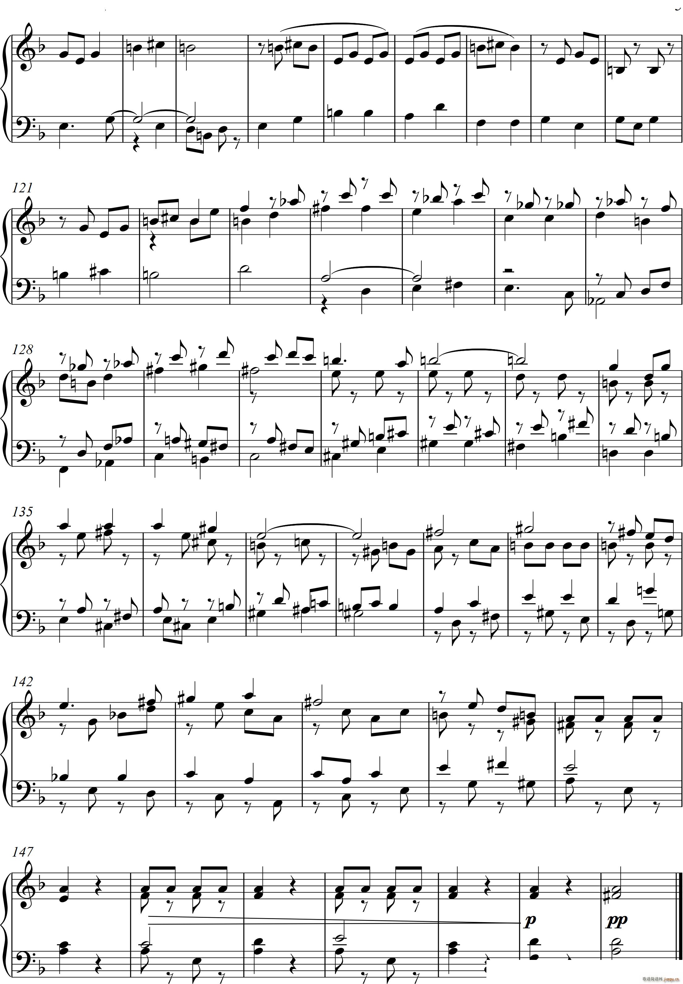 第22钢琴奏鸣曲 信仰 Piano Sonata No`22四个乐章(钢琴谱)27