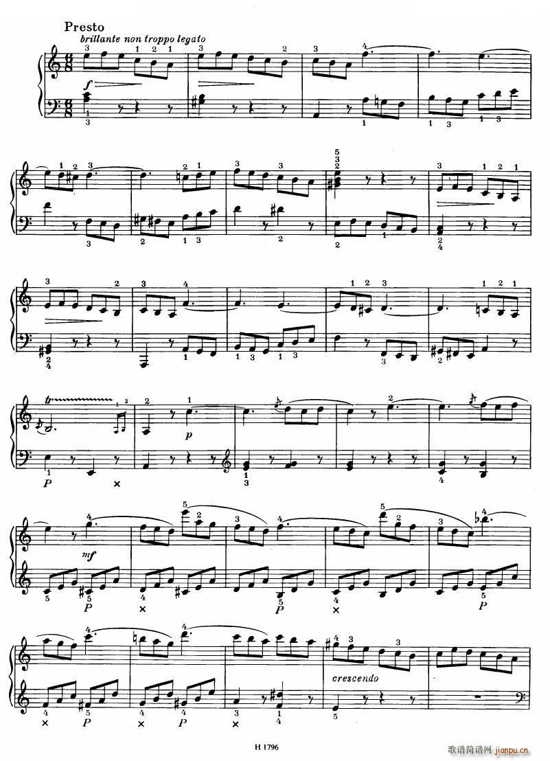 Benda 16 Sonatas 二 16 Sonatas 二(十字及以上)41