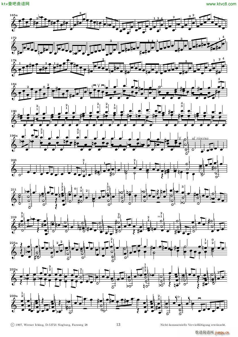 Bach JS BWV 1005 Sonata for Solo Violin in C(钢琴谱)13