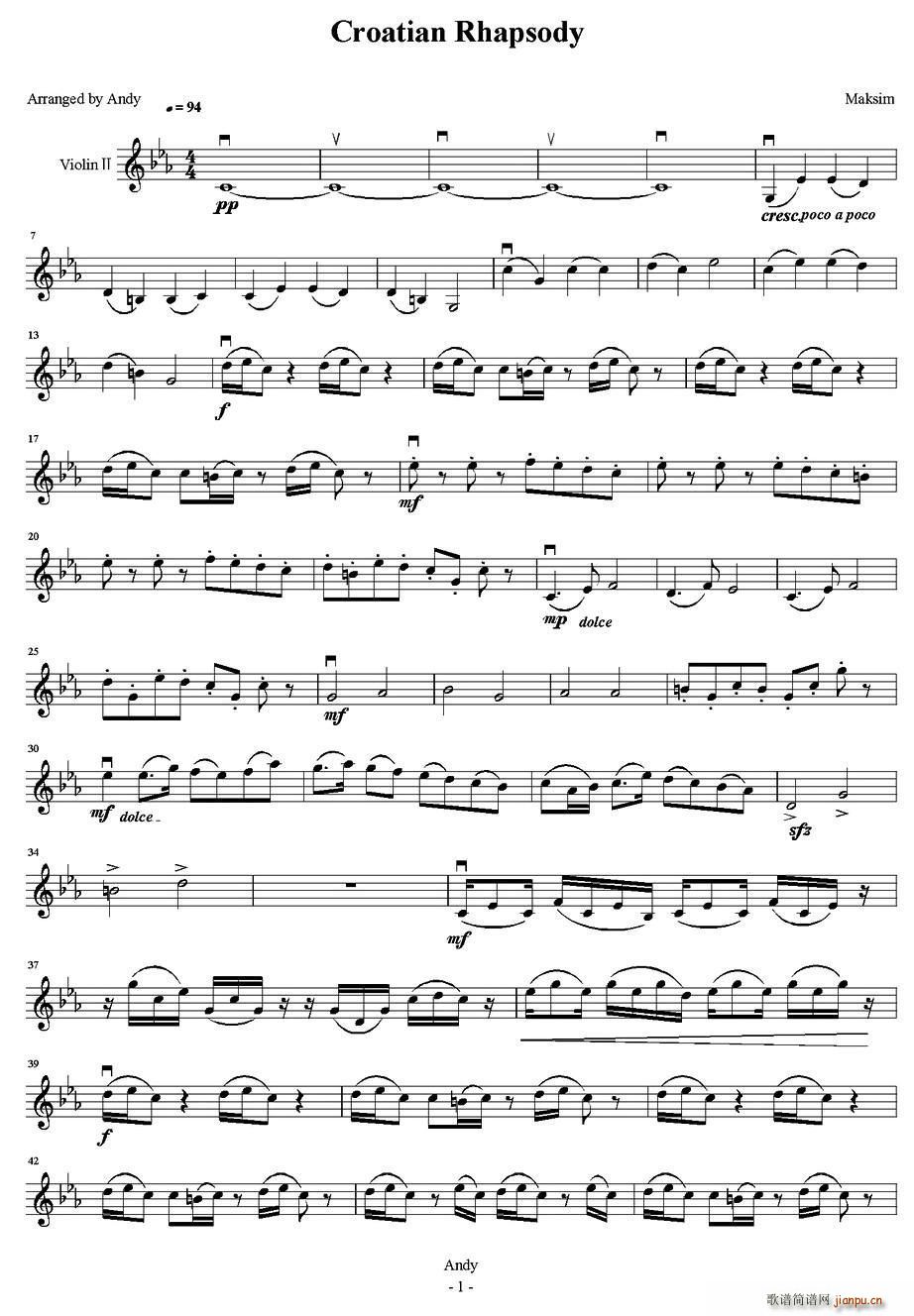 克罗地亚狂想曲 Croatian Rhapsody(十字及以上)3