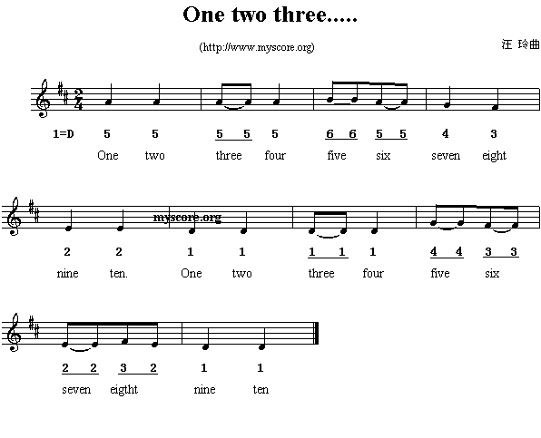英文儿歌：Onetwothree....(其他)1