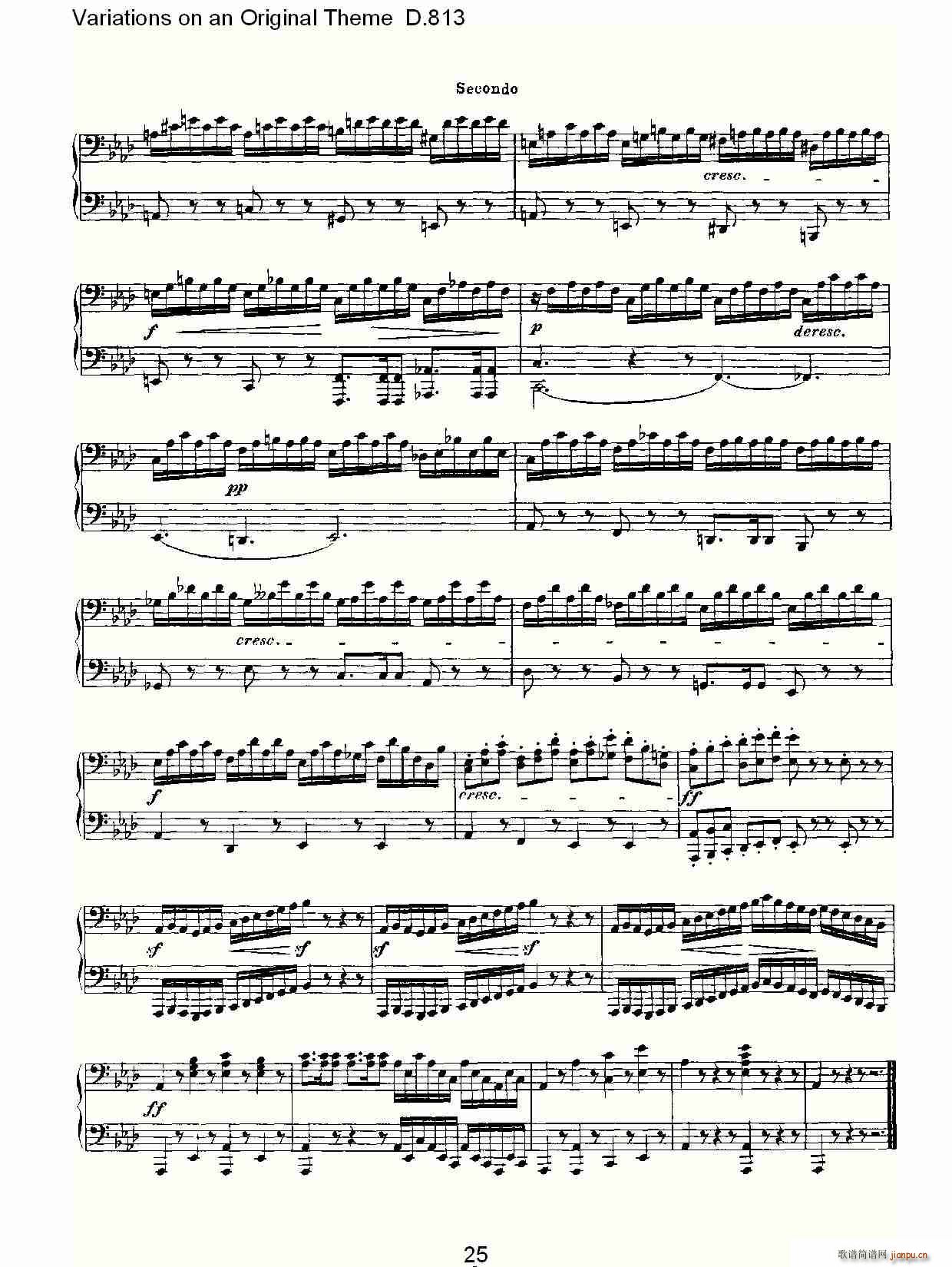 Variations on an Original Theme D.813(十字及以上)18