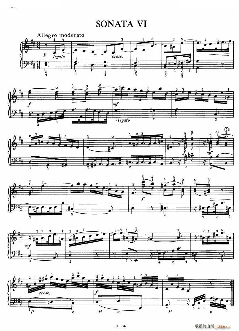 Benda 16 Sonatas 二 16 Sonatas 二(十字及以上)8