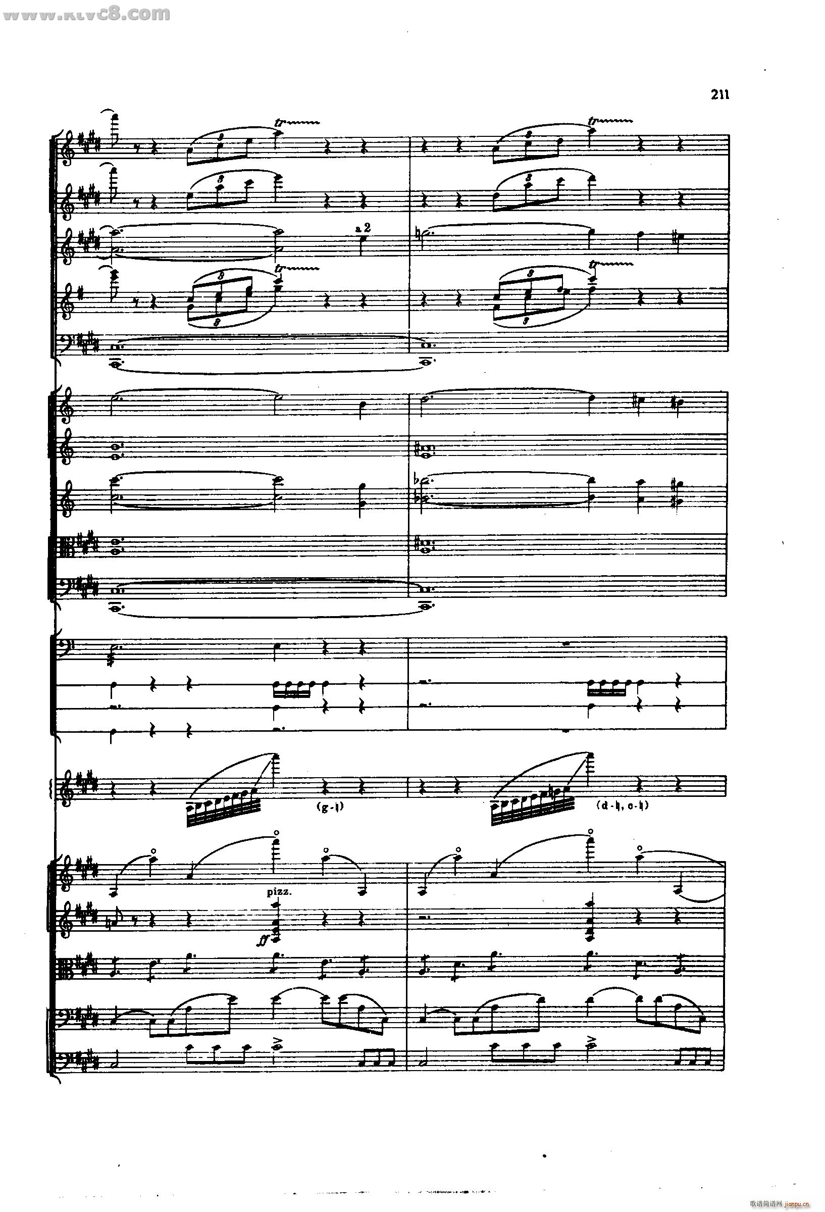 舍赫拉查达交响组曲 作品35 第五部分(总谱)18