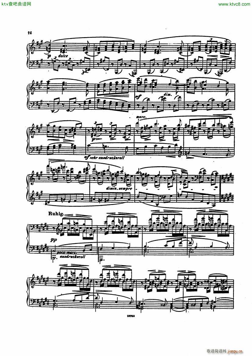 D Albert op 10 Piano Sonata 1(钢琴谱)10