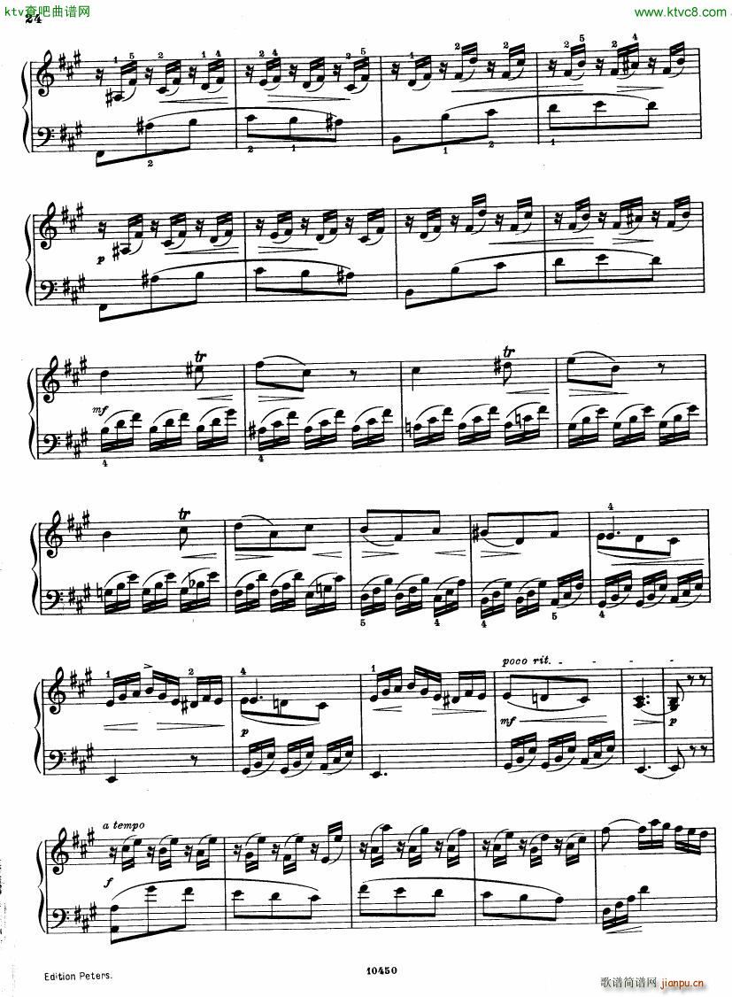 Bach JC op 17 no 5 Sonata(钢琴谱)9