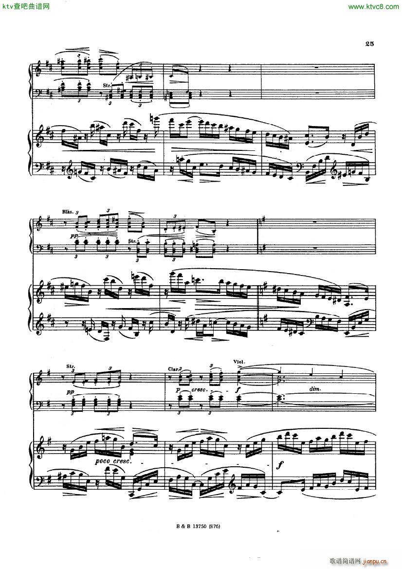 D Albert op 12 Piano Concerto No 2 part 1(钢琴谱)24