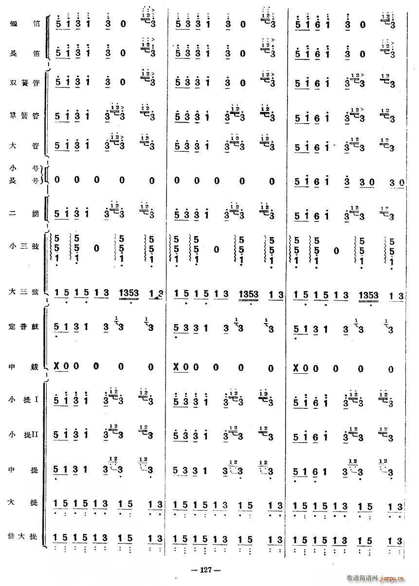 跳月舞曲(四字歌谱)17