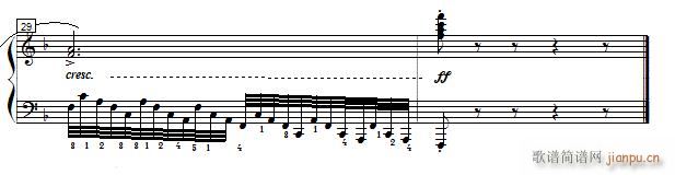 车尔尼 钢琴快速练习曲 Czerny 299 第10首 及练习提示(钢琴谱)20