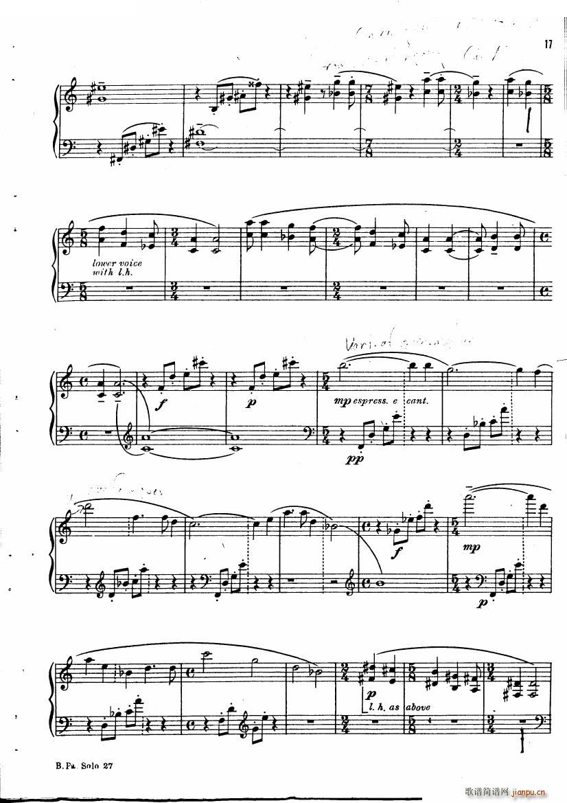 Copland Piano Sonata Piano Sonata(十字及以上)18