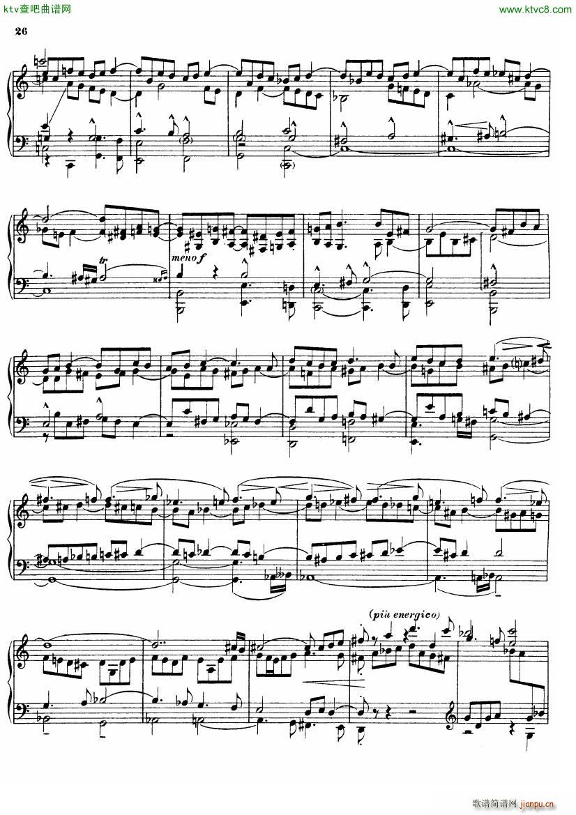 Busoni Fantasia Contrappuntistica(钢琴谱)26