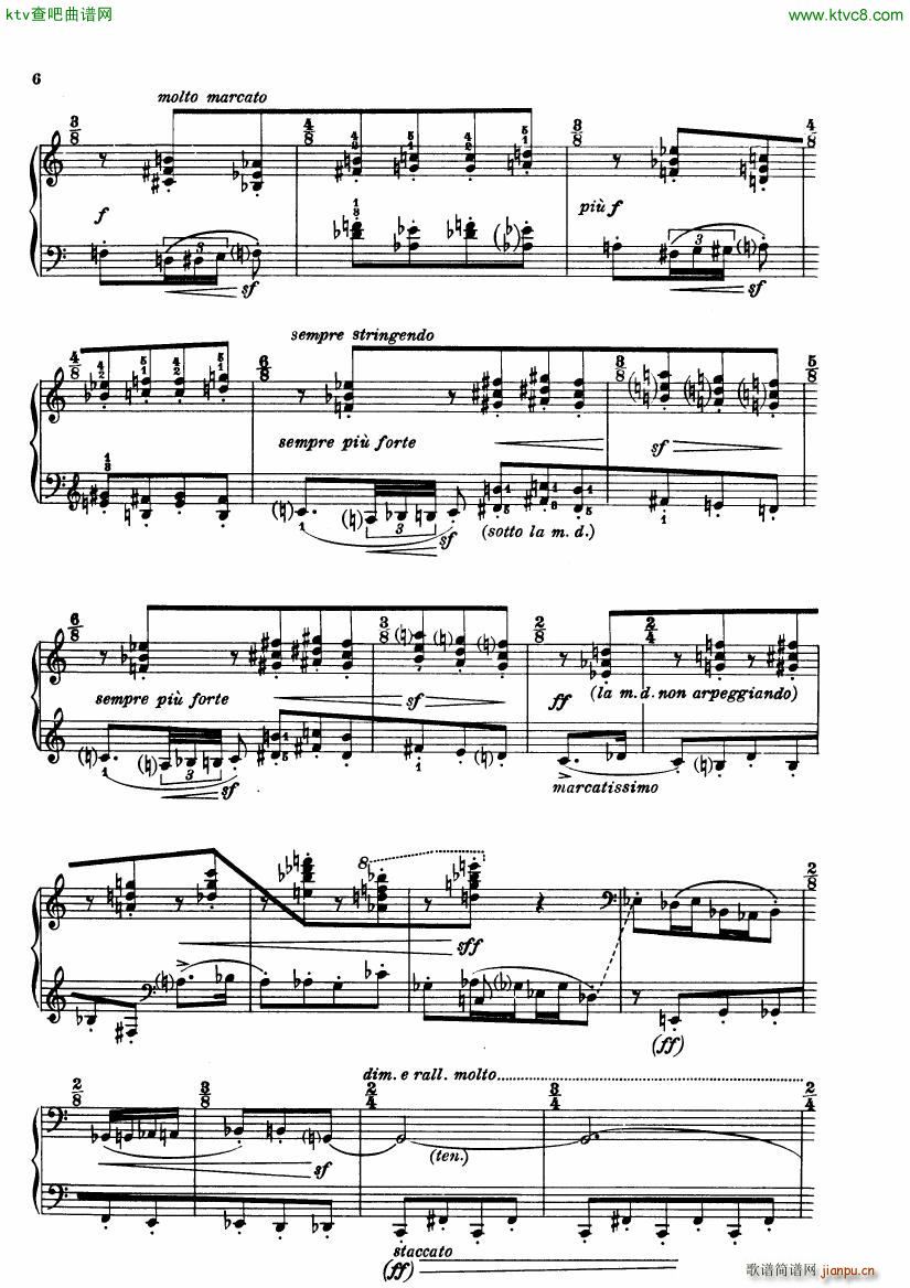 Casella Sonatina piano(钢琴谱)6