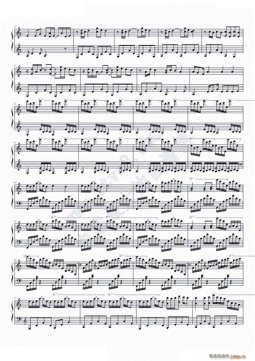 Luv Letter C调修正版(钢琴谱)3