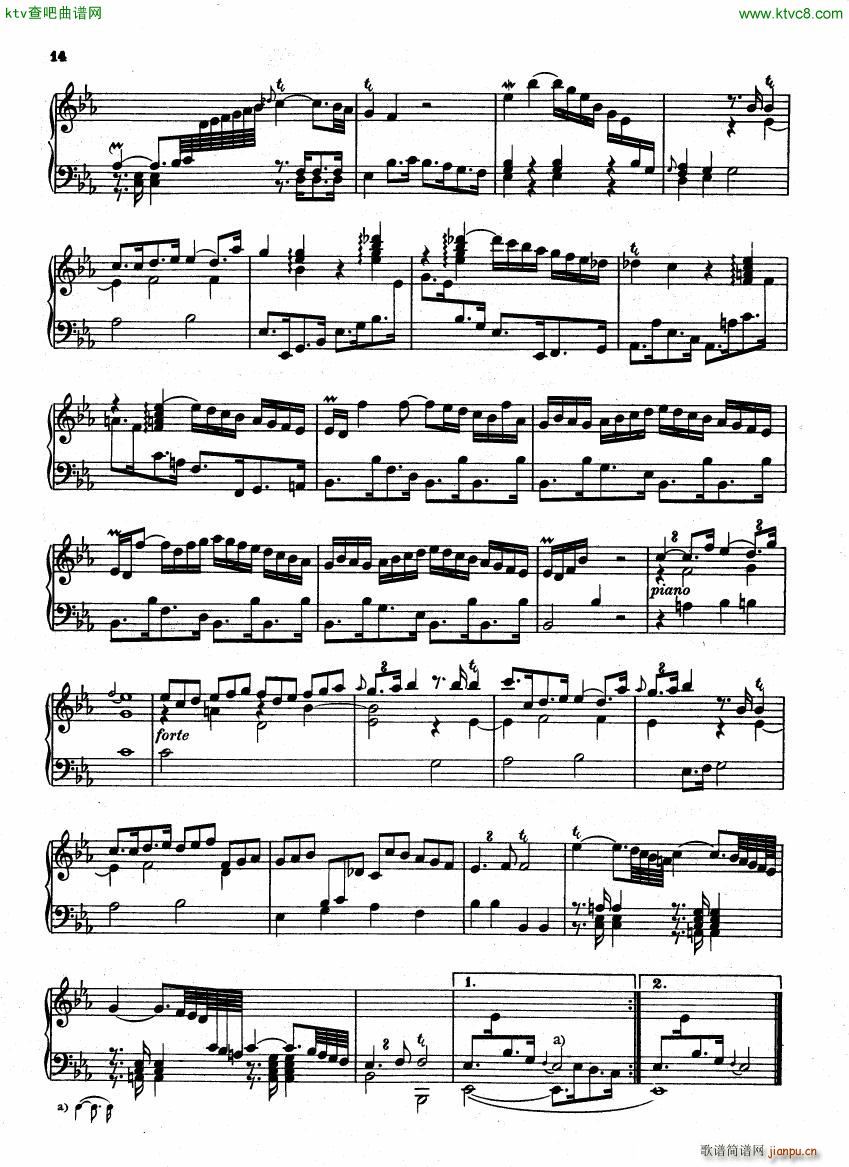 Bach CPE 6 Wurttemberg Sonatas(钢琴谱)37