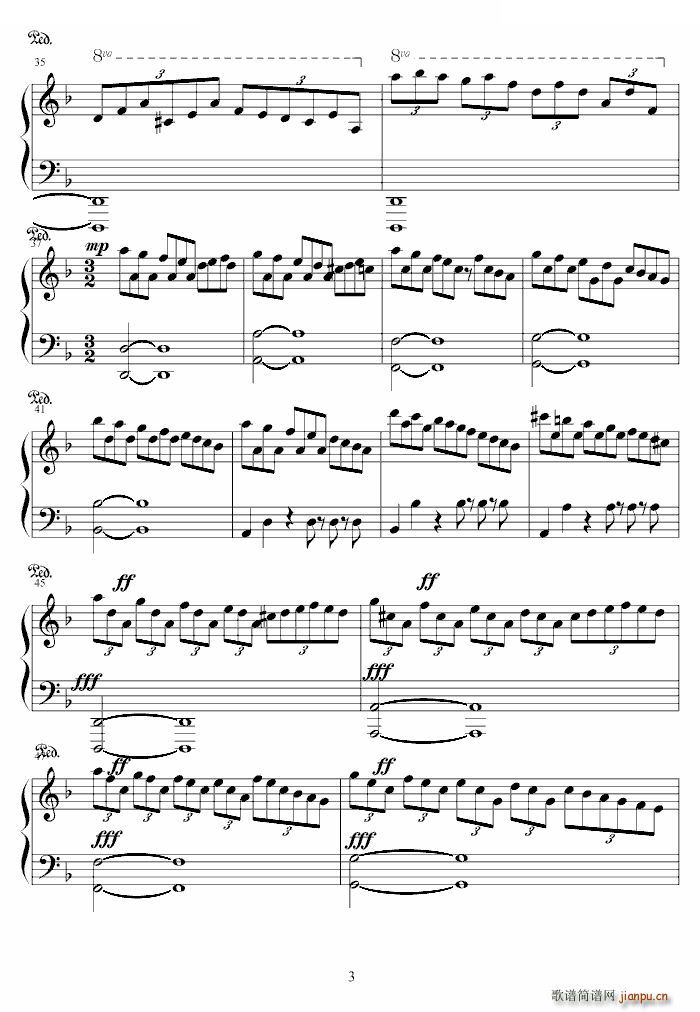 萨拉邦变奏曲 Sarabande Sarabande(十字及以上)3