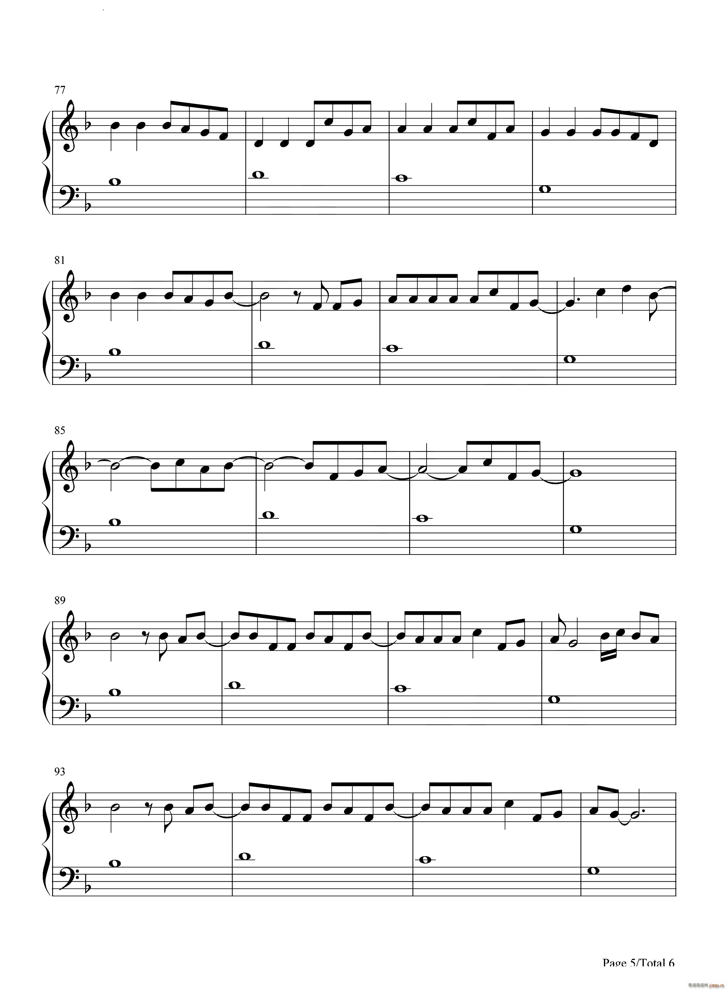 Esta Vida(钢琴谱)6