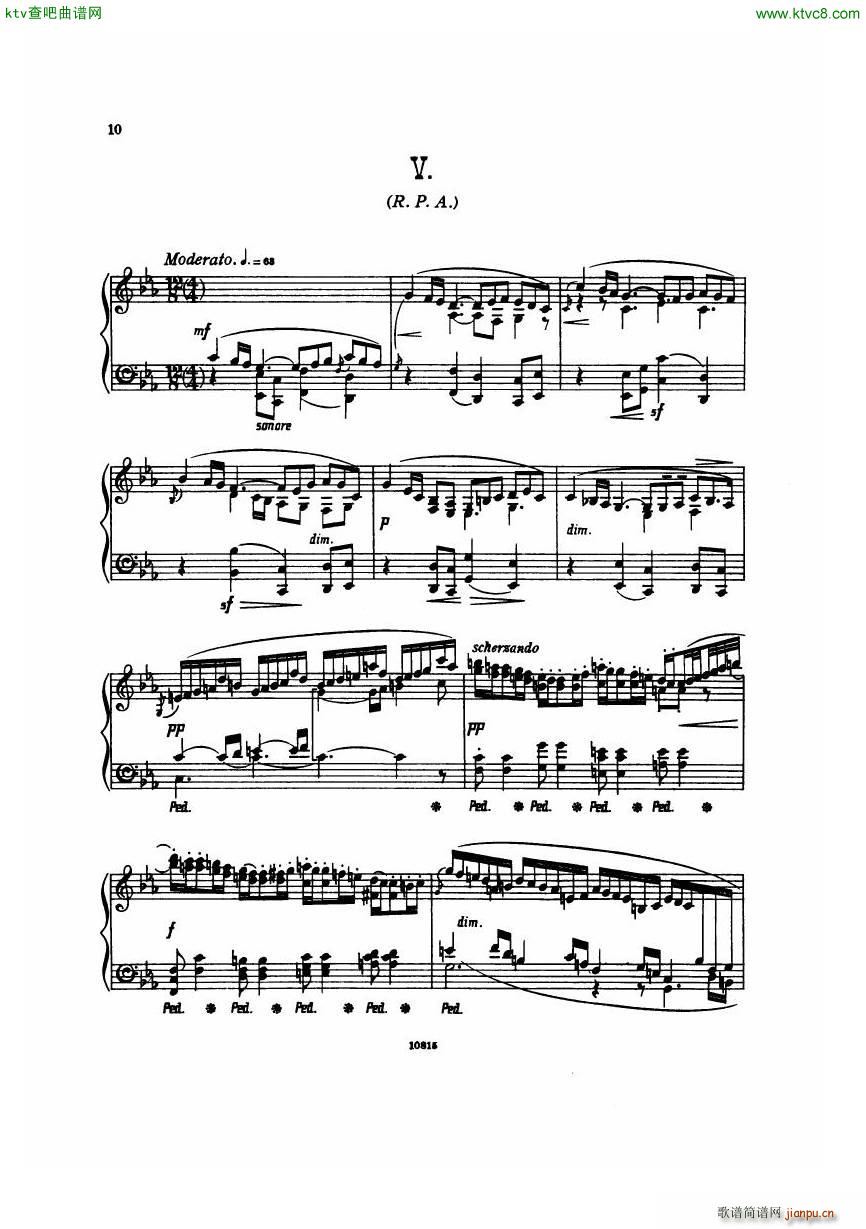 Edward Elgar Enigma Variations Op 36(钢琴谱)11