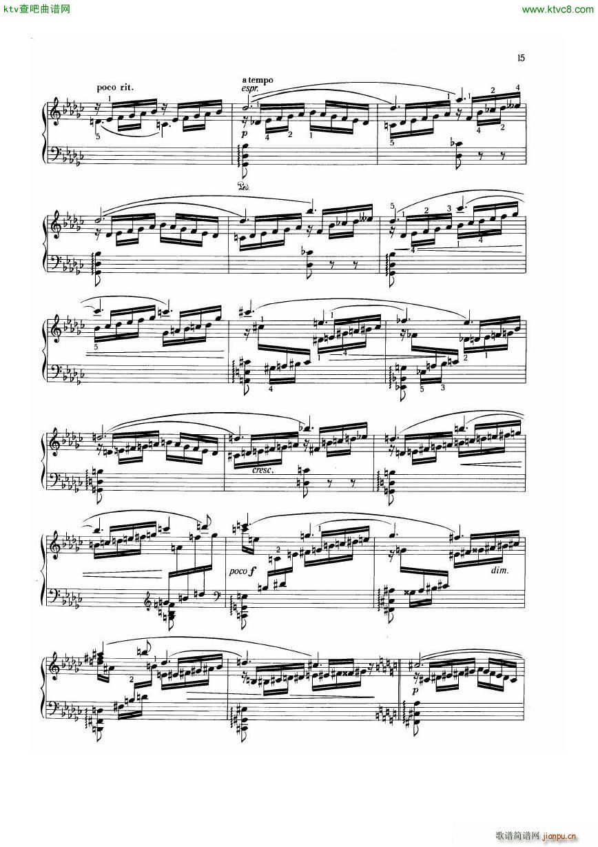 Dohnanyi Etude Op 28 3(钢琴谱)3