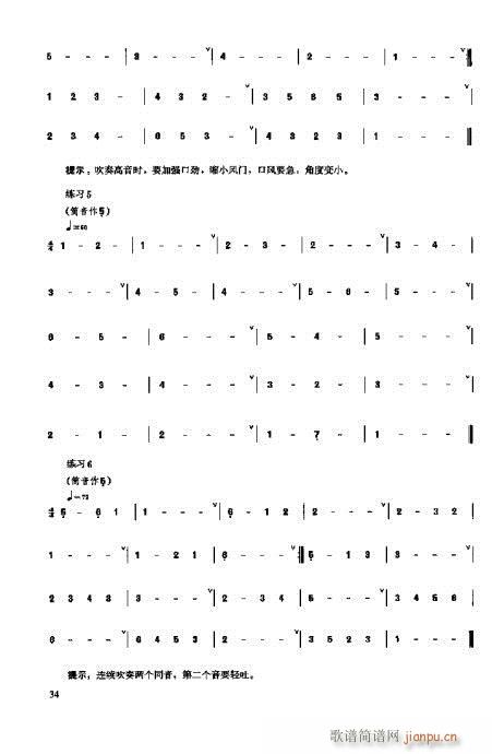 埙演奏法21-40页(十字及以上)14