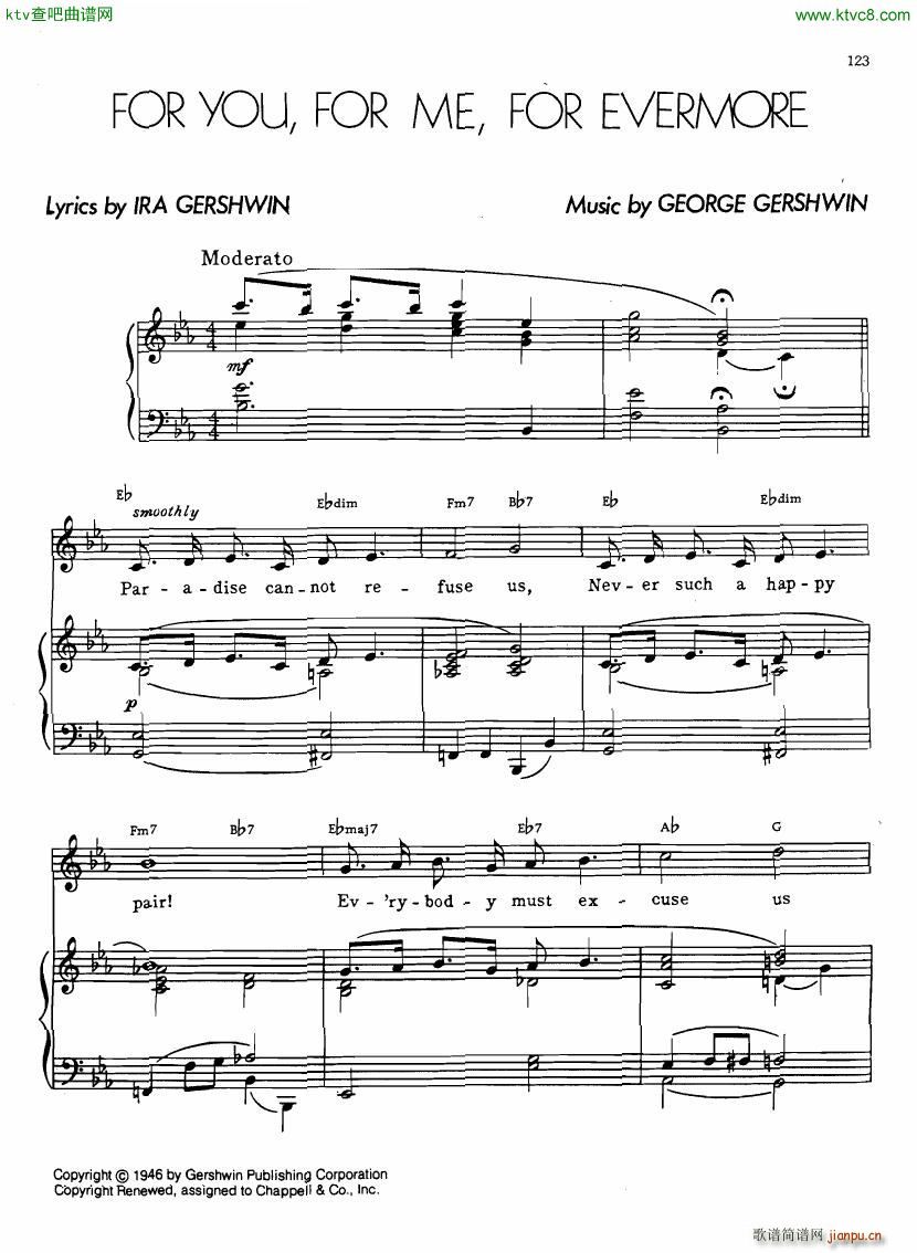 Gershwin The Greatest Songs Part 2 二(钢琴谱)8