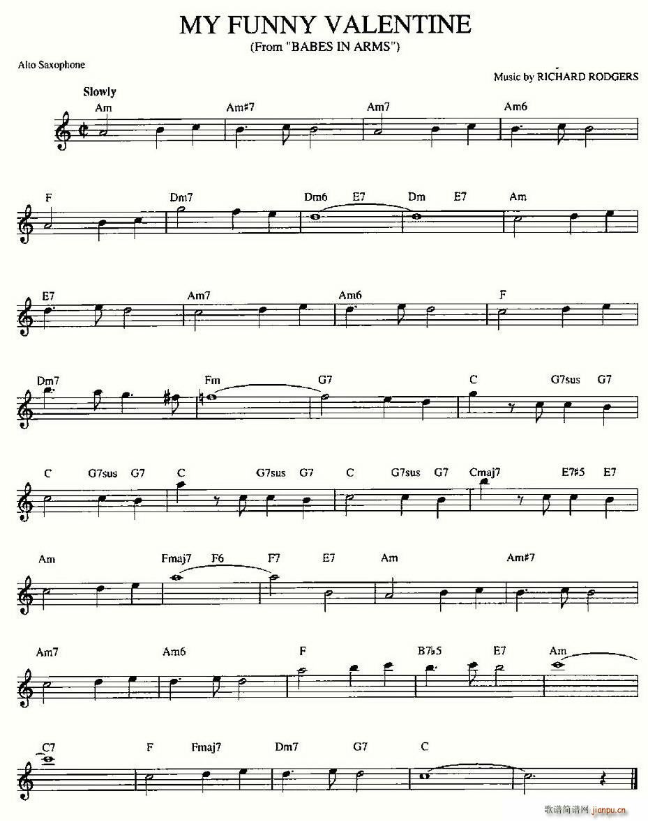 MY FUNNY VALENTINE(十字及以上)1