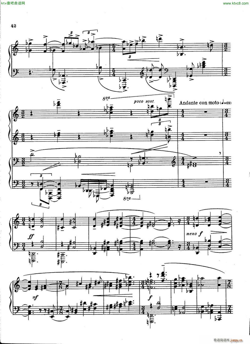 Carter Piano Sonata(钢琴谱)42