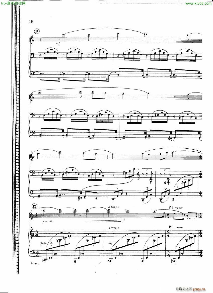 Burton E Flute sonatina score(钢琴谱)9