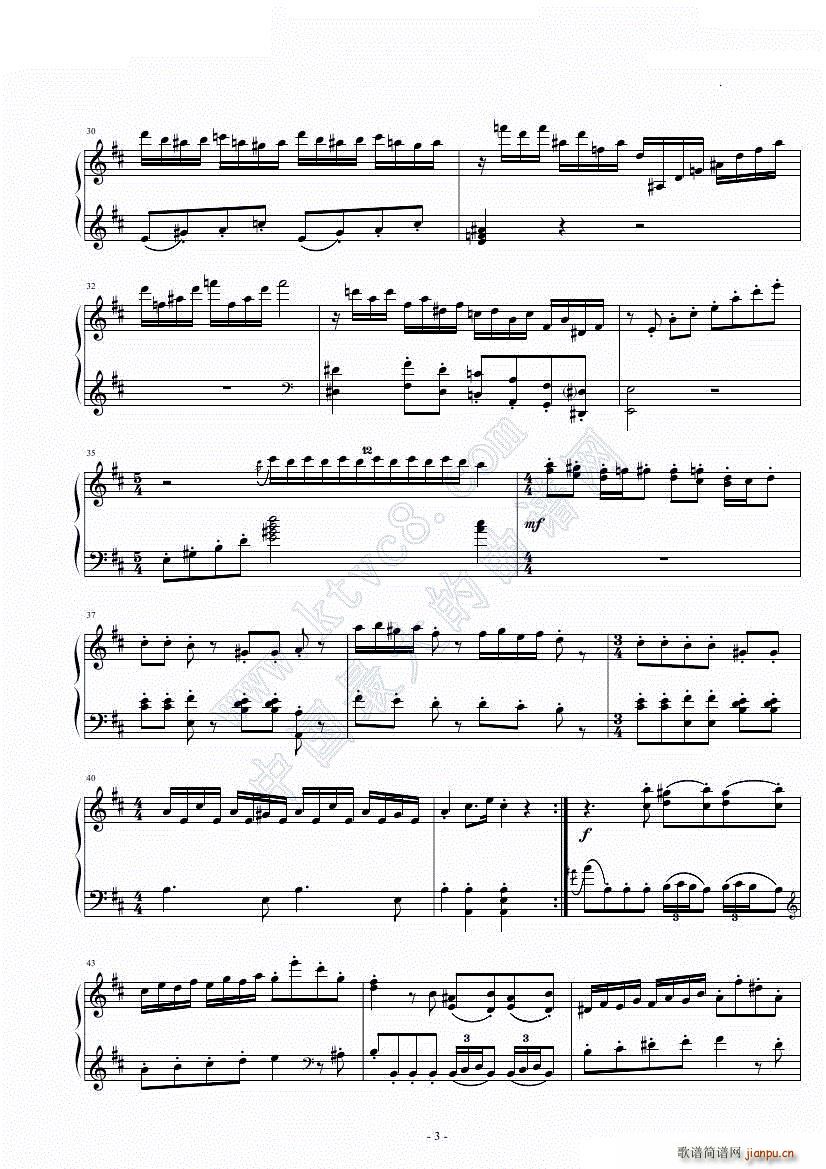 Piano Sonata No 33 in D Major(钢琴谱)3