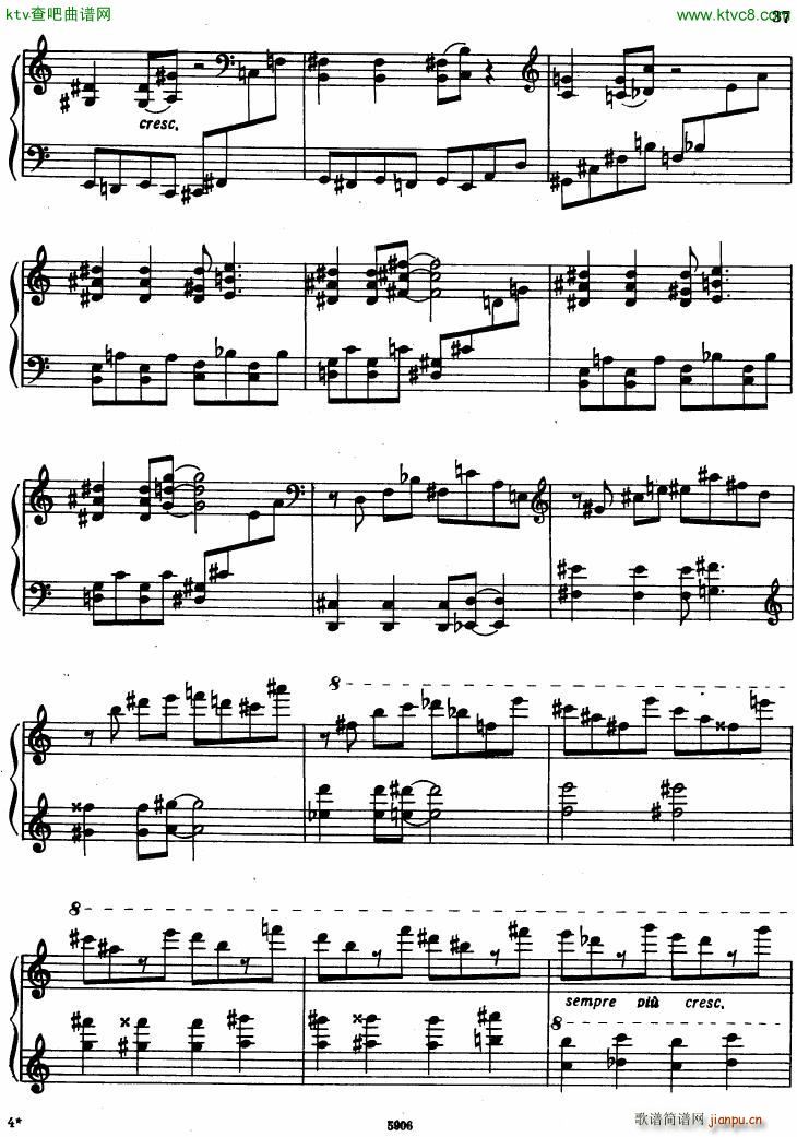 Babadjanian Toccata(钢琴谱)5