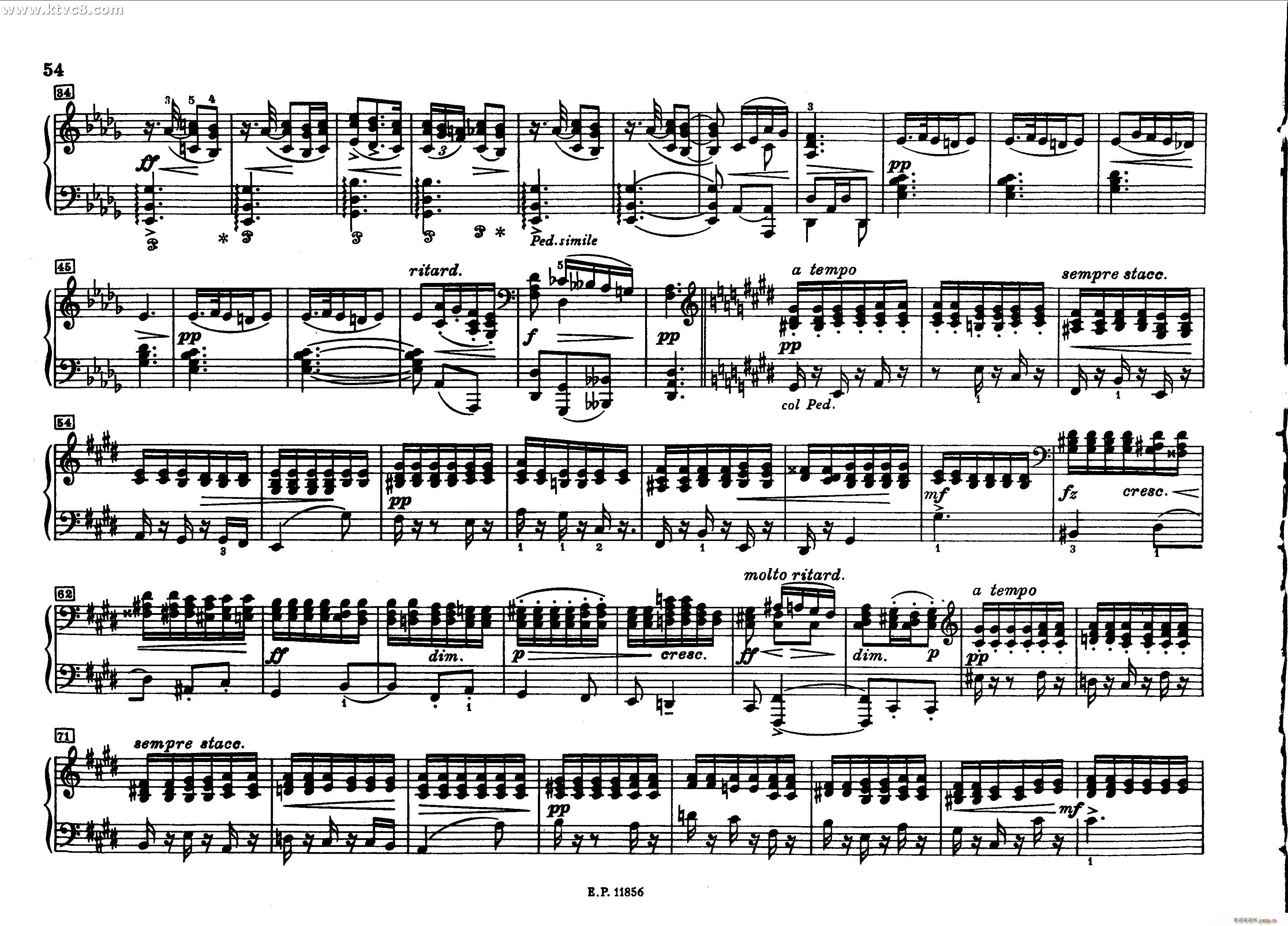 德沃夏克钢琴二重奏曲集(钢琴谱)11