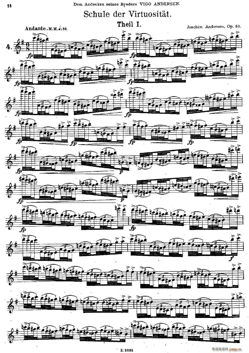 Schule der Virtuosit?t Op 60 4(笛箫谱)1