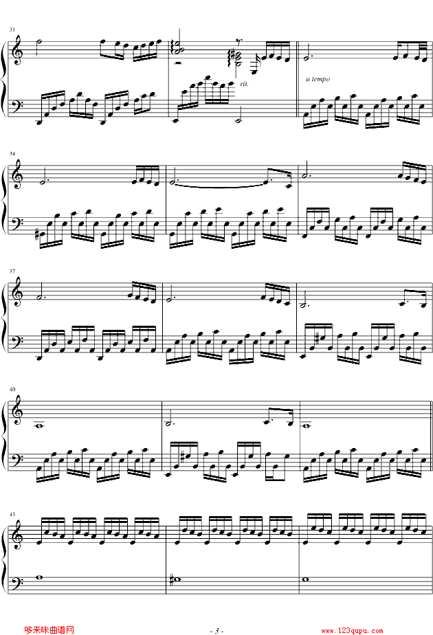 tothechildren-Denean(钢琴谱)3