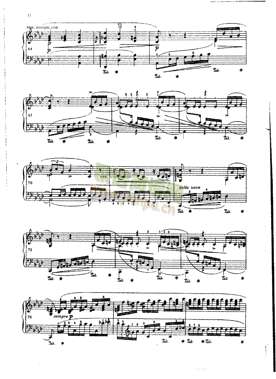 波洛涅兹幻想曲OP.61键盘类钢琴(其他乐谱)5