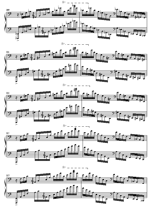 C大调练习曲No.2(钢琴谱)15